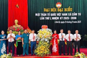 Đại hội đại biểu Mặt trận Tổ quốc xã Cẩm Tú lần thứ I, nhiệm kỳ 2025-2030