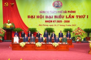 445 đại biểu chính thức dự Đại hội đại biểu Đảng bộ TP. Hải Phòng lần thứ I, nhiệm kỳ 2025 - 2030