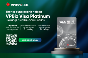 Thẻ VPBiz Visa Platinum – Trợ thủ linh hoạt cho doanh nghiệp