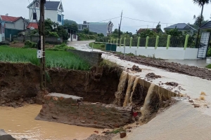Bắc Ninh: Công bố 14 sự cố khẩn cấp do thiên tai gây ra