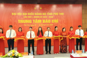 Phú Thọ khai trương Trung tâm báo chí cho Đại hội Đảng bộ tỉnh lần I, nhiệm kỳ 2025-2030