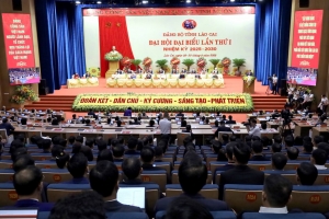 Khai mạc Đại hội đại biểu Đảng bộ tỉnh Lào Cai lần thứ I, nhiệm kỳ 2025 – 2030