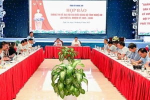 Nghệ An chuẩn bị đại hội đảng bộ lần thứ XX: Khát vọng bứt phá giai đoạn 2025 – 2030
