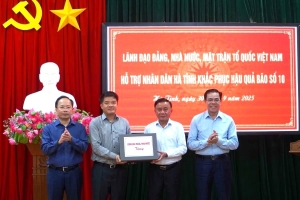 Thường trực Ban Bí thư Trần Cẩm Tú: Sớm ổn định, chăm lo đời sống cho Nhân dân