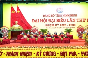 Khai mạc Đại hội đại biểu Đảng bộ tỉnh Ninh Bình lần thứ I: Dấu ấn hợp nhất, tầm nhìn mới