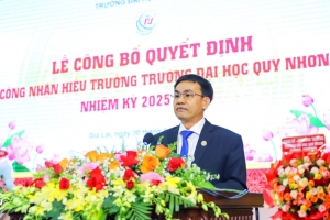 PGS.TS Đoàn Đức Tùng tiếp tục giữ chức Hiệu trưởng Trường Đại học Quy Nhơn