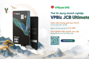 VPBiz JCB Ultimate: Thẻ tín dụng cung cấp đặc quyền đẳng cấp quốc tế dành cho lãnh đạo doanh nghiệp