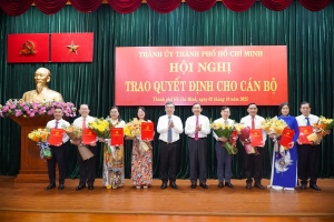 Thành ủy TP. HCM tiếp tục chỉ định 14 lãnh đạo cấp xã, phường