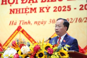 Ông Nguyễn Duy Lâm tái đắc cử Bí thư Tỉnh ủy Hà Tĩnh nhiệm kỳ 2025 – 2030