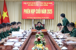 Hội đồng Thi đua - Khen thưởng BĐBP tỉnh An Giang họp phiên cuối năm 2025