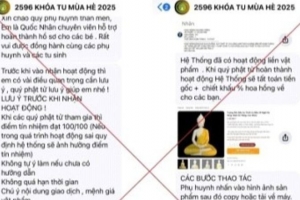 Cảnh giác với việc đăng ký "khóa tu" trên mạng