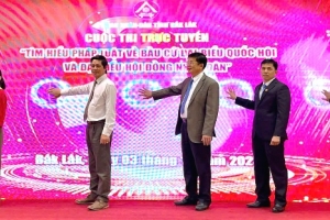 Đắk Lắk: Thi trực tuyến “Tìm hiểu pháp luật về bầu cử đại biểu Quốc hội, đại biểu HĐND”