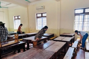 Ngày mai, học sinh ở xã Nông Cống trở lại trường sau lũ