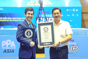 Pickleball Việt Nam lập kỷ lục Guinness thế giới