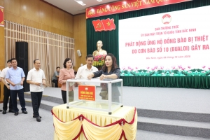 Bắc Ninh phát động ủng hộ đồng bào bị thiệt hại do bão số 10