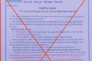 Đại học Cửu Long cảnh báo giả mạo thông báo "học bổng toàn phần" tại Nhật để lừa sinh viên