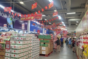 TP. HCM: Sức mua các mặt hàng thiết yếu tăng mạnh