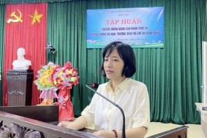 Tập huấn truyền thông nâng cao nhận thức về phòng, chống tai nạn thương tích trẻ em tại cộng đồng