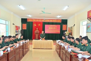 Bộ Tổng Tham mưu kiểm tra tại Đồn Biên phòng Hoằng Trường