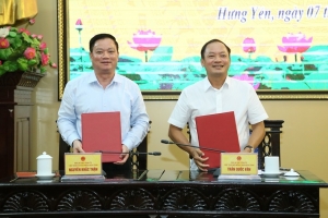 Ký kết quy chế phối hợp hoạt động giữa Thường trực HĐND tỉnh và UBND tỉnh Hưng Yên
