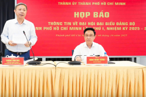 Có 550 đại biểu tham dự Đại hội Đảng bộ TP. HCM lần thứ I, nhiệm kỳ 2025 – 2030