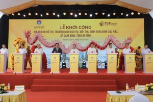 T&T Group khởi công khu đô thị sinh thái kiểu mẫu đầu tiên ở phía Nam Hà Tĩnh