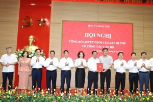 Ông Nguyễn Quang Hưng giữ chức Chủ nhiệm Ủy ban Kiểm tra Tỉnh ủy Hưng Yên