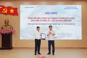 Công bố quyết định phê duyệt điều chỉnh Quy hoạch chung xây dựng Khu kinh tế Đình Vũ - Cát Hải đến năm 2045