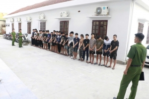 Bắt nhóm thanh thiếu niên mang hung khí từ Hà Tĩnh sang Nghệ An gây rối trật tự