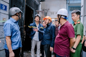 Chủ tịch Hà Nội chỉ đạo khắc phục hậu quả vụ cháy khiến 5 người tử vong tại phố Kim Hoa