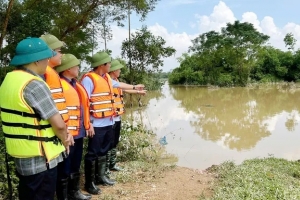 Sông Cầu nước rút nhanh, sông Thương mực nước giảm so với đỉnh lũ