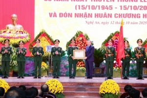 Tổng Bí thư Tô Lâm dự lễ kỷ niệm 80 năm ngày truyền thống lực lượng vũ trang Quân khu 4