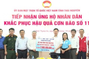 Đà Nẵng ủng hộ Thái Nguyên 2 tỷ đồng khắc phục hậu quả do thiên tai