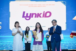 LynkiD nhận liền 3 giải thưởng Top 10 Doanh nghiệp công nghệ xuất sắc nhất 2025