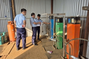 Tạm giữ hơn 3 tấn khí dầu mỏ hoá lỏng LPG của cơ sở sang chiết trái phép