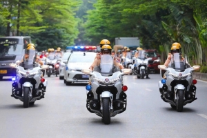 Hà Nội phân luồng giao thông phục vụ Lễ mở ký Công ước của Liên hợp quốc về chống tội phạm mạng