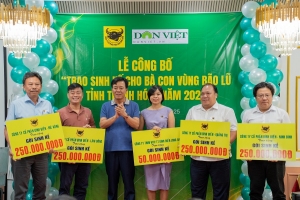 Chung tay sau bão lũ: Bình Điền hỗ trợ sinh kế cho 1.500 hộ dân Thanh Hóa