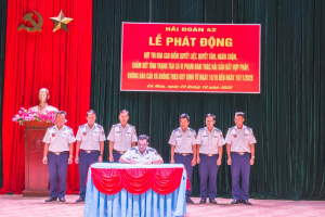 Hải đoàn 42 phát động đợt thi đua cao điểm trong phòng, chống khai thác IUU