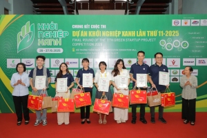 36 dự án xuất sắc tranh tài khởi nghiệp xanh 2025 tại TP. HCM
