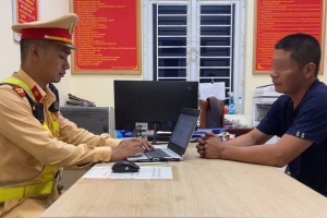 Hưng Yên: Xử phạt gần 60 triệu đồng tài xế xe đầu kéo dương tính chất ma túy