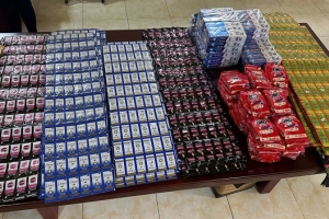Vận chuyển 5.771 sản phẩm giả mạo nhãn hiệu, tài xế xe tải bị phạt 6 triệu đồng