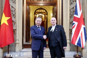 Tổng Bí thư Tô Lâm hội kiến Chủ tịch Hạ viện Anh Lindsay Hoyle