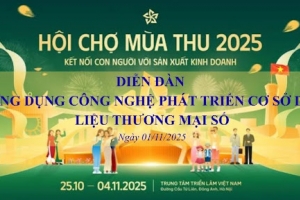 Sắp diễn ra Diễn đàn ứng dụng công nghệ phát triển cơ sở dữ liệu thương mại số