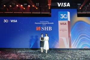 SHB lần thứ hai được VISA vinh danh “Ngôi sao tăng trưởng thẻ năm 2025"