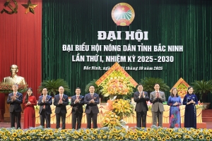 Khai mạc Đại hội đại biểu Hội Nông dân tỉnh Bắc Ninh lần thứ I, nhiệm kỳ 2025-2030