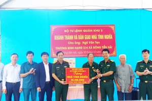 Hưng Yên bàn giao nhà tình nghĩa cho gia đình thương binh