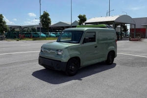 Lộ diện xe tải điện VinFast EC Van chạy thử