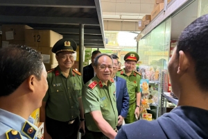 Giám đốc Công an TP. Hà Nội ‘thị sát’ thực tế tại làng nghề La Phù