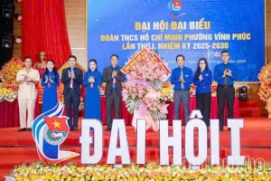 Phú Thọ: Đoàn phường Vĩnh Phúc tổ chức Đại hội đại biểu lần thứ I, nhiệm kỳ 2025-2030