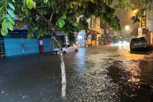 Đà Nẵng mưa lớn, nước trên sông Vu Gia – Thu Bồn lên nhanh